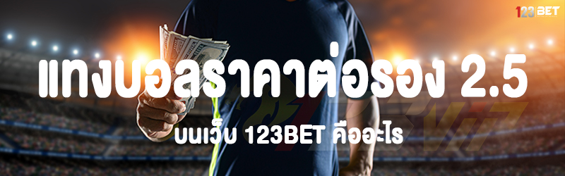 แทงบอลราคาต่อรอง 2.5 บนเว็บ 123bet คืออะไร