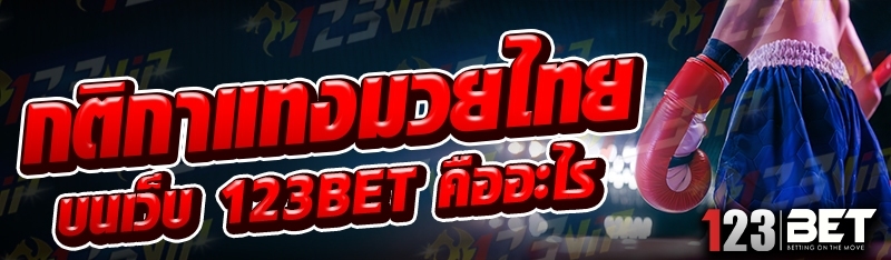 กติกาแทงมวยไทย บนเว็บ 123bet คืออะไร